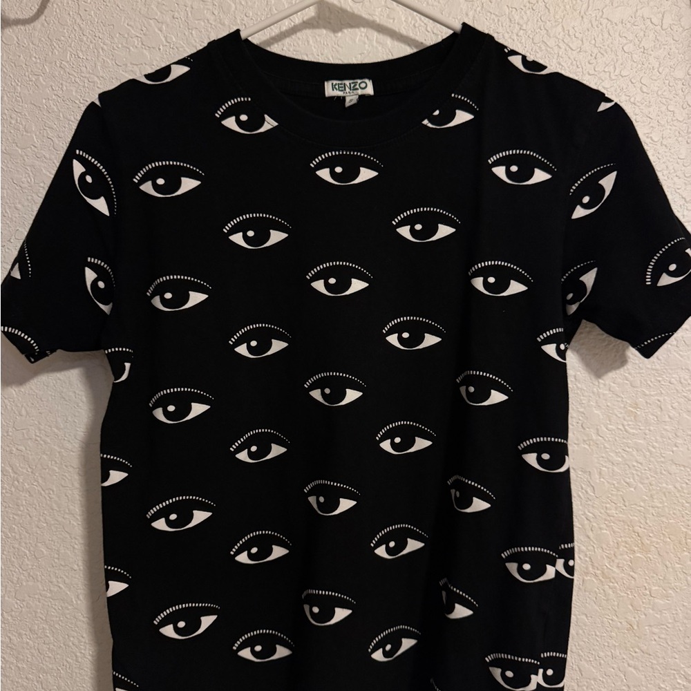Kenzo Black Eye Print T-Shirt